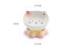 Ceramic cat bowl cats protect cervical vertebrae