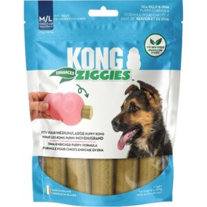 KONG Ziggies Enhanced Puppy Treats - Image 1