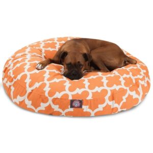 Majestic Pet Outdoor Peach Trellis Round Pet Bed - Image 1