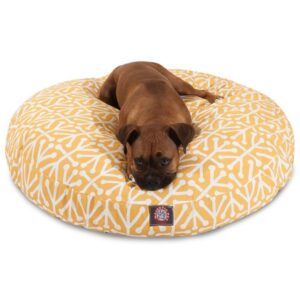 Majestic Pet Outdoor Citrus Aruba Round Pet Bed - Image 1
