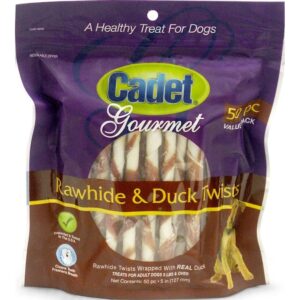 Cadet Gourmet Rawhide Duck Twist Sticks-50 Pk - Image 1