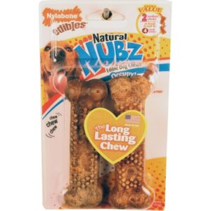 Nylabone Nubz Chicken Flavor SM 4 count - Image 1