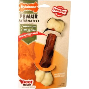 Nylabone Dura Chew Animal Part Alt Femur L Bacon - Image 1