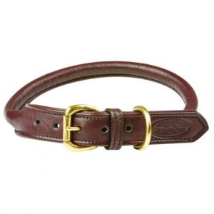 Weatherbeeta Rolled Leather Dog Collar - Image 1