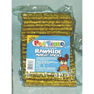 5 Inch Rawhide Munchy Sticks 100 Pack - Image 1